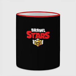 Кружка 3D Brawl stars logo red, цвет: 3D-красный кант — фото 2