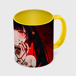 Кружка 3D Honkai Star Rail Sparkle beauty, цвет: 3D-белый + желтый