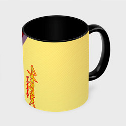 Кружка 3D Samurai geometry steel, цвет: 3D-белый + черный