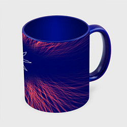 Кружка 3D Dark Souls red energy, цвет: 3D-белый + синий