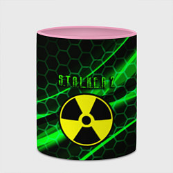 Кружка 3D S T A L K E R 2 кислотный стиль, цвет: 3D-белый + розовый — фото 2