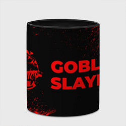 Кружка 3D Goblin Slayer - red gradient по-горизонтали, цвет: 3D-белый + черный — фото 2