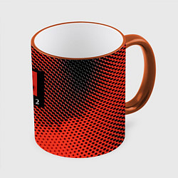 Кружка цветная DOTA 2 краски абстракция