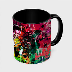 Кружка 3D Майк Тайсон граффити, цвет: 3D-белый + черный