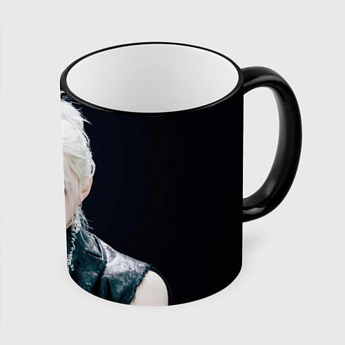 Кружка цветная Stray Kids Felix Giant concept / 3D-Черный кант – фото 1