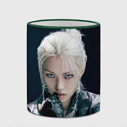 Кружка 3D Stray Kids Felix Giant concept, цвет: 3D-зеленый кант — фото 2