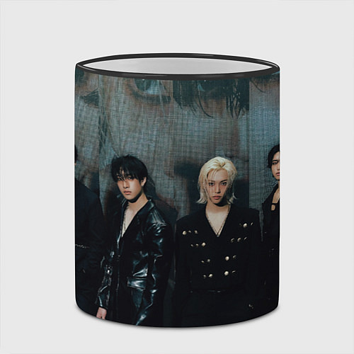 Кружка цветная Stray Kids ninth album Ate / 3D-Черный кант – фото 2