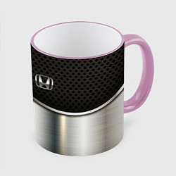Кружка 3D Honda metal car, цвет: 3D-розовый кант