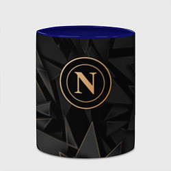 Кружка 3D Napoli golden poly, цвет: 3D-белый + синий — фото 2