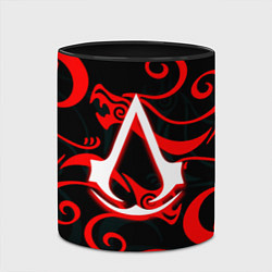 Кружка 3D Assassins Creed Shadows, цвет: 3D-белый + черный — фото 2