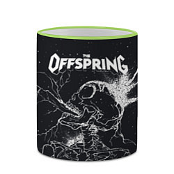 Кружка 3D The offspring Supercharged, цвет: 3D-светло-зеленый кант — фото 2