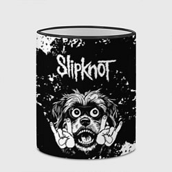 Кружка 3D Slipknot рок пес, цвет: 3D-черный кант — фото 2