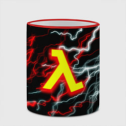 Кружка 3D Half life storm logo, цвет: 3D-красный кант — фото 2