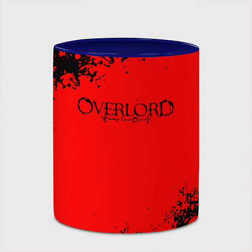 Кружка цветная Overlord anime / 3D-Белый + синий – фото 2