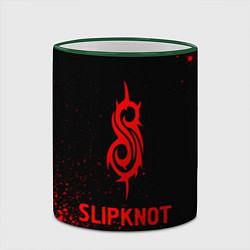 Кружка 3D Slipknot - red gradient, цвет: 3D-зеленый кант — фото 2