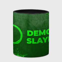 Кружка 3D Demon Slayer - green gradient по-горизонтали, цвет: 3D-белый + черный — фото 2