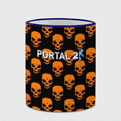 Кружка 3D Portal skull pattern, цвет: 3D-синий кант — фото 2