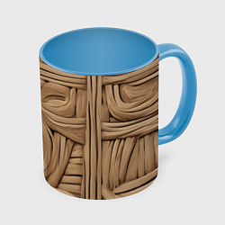 Кружка цветная Сено солома