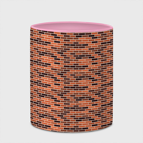 Кружка цветная Лофт / 3D-Белый + розовый – фото 2