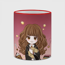 Кружка 3D Гермиона Грейнджер, цвет: 3D-красный кант — фото 2