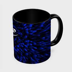 Кружка 3D Led Zeppelin blue energy, цвет: 3D-белый + черный