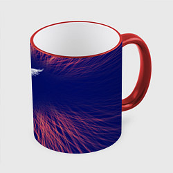 Кружка 3D Bon Jovi red energy, цвет: 3D-красный кант