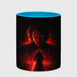 Кружка 3D Энакин Скайуокер - Звездные войны, цвет: 3D-белый + небесно-голубой — фото 2