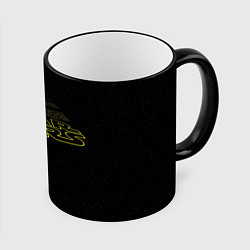 Кружка 3D Star Wars - вступительные титры, цвет: 3D-черный кант