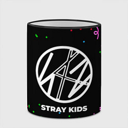 Кружка 3D Stray Kids конфети, цвет: 3D-черный кант — фото 2