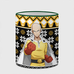 Кружка 3D One-Punch Man sweater, цвет: 3D-зеленый кант — фото 2