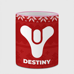 Кружка 3D Новогодний Destiny, цвет: 3D-розовый кант — фото 2