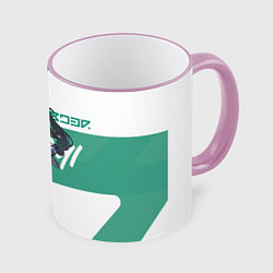 Кружка 3D Цинъи - ZZZ, цвет: 3D-розовый кант