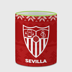 Кружка 3D Новогодний Sevilla, цвет: 3D-светло-зеленый кант — фото 2