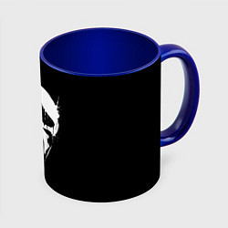 Кружка 3D Крик маска, цвет: 3D-белый + синий