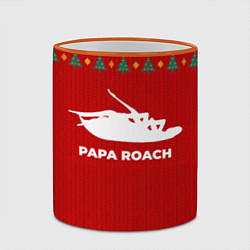 Кружка 3D Papa Roach new year, цвет: 3D-оранжевый кант — фото 2