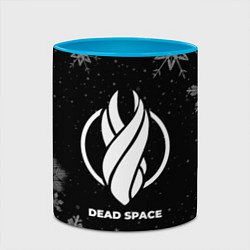 Кружка 3D Снежный Dead Space, цвет: 3D-белый + небесно-голубой — фото 2