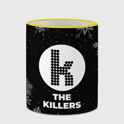 Кружка 3D Снежный The Killers, цвет: 3D-желтый кант — фото 2