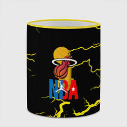 Кружка 3D NBA storm, цвет: 3D-желтый кант — фото 2