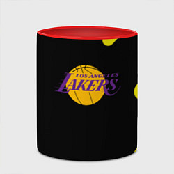 Кружка 3D Lakers club, цвет: 3D-белый + красный — фото 2