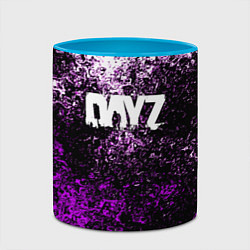 Кружка 3D Dayz неоновые краски, цвет: 3D-белый + небесно-голубой — фото 2