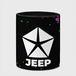 Кружка 3D Jeep конфети, цвет: 3D-белый + черный — фото 2