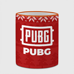 Кружка 3D Новогодний PUBG, цвет: 3D-оранжевый кант — фото 2