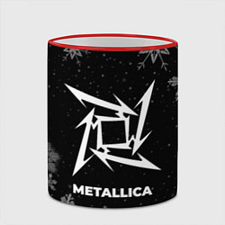 Кружка 3D Снежный Metallica, цвет: 3D-красный кант — фото 2