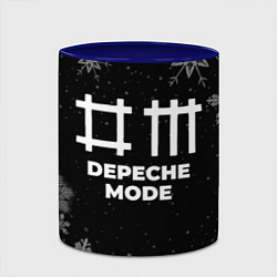 Кружка 3D Снежный Depeche Mode, цвет: 3D-белый + синий — фото 2