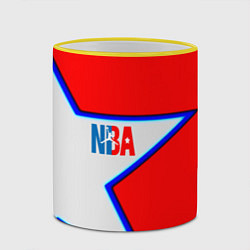 Кружка 3D NBA star, цвет: 3D-желтый кант — фото 2