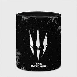 Кружка 3D Снежный The Witcher, цвет: 3D-белый + черный — фото 2