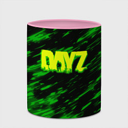 Кружка 3D Dayz кислотное лого краски, цвет: 3D-белый + розовый — фото 2