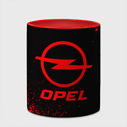 Кружка 3D Opel - red gradient, цвет: 3D-белый + красный — фото 2