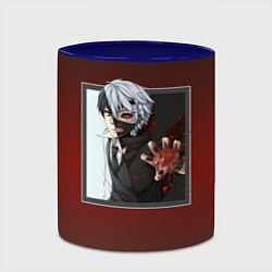 Кружка 3D Аниме Токийский Гуль, цвет: 3D-белый + синий — фото 2
