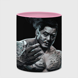 Кружка 3D Ma Dong Seok - yakudza, цвет: 3D-белый + розовый — фото 2